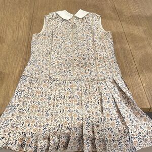 Tory Burch Sleeveless Dress with White Collar